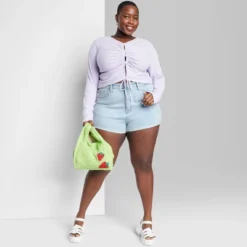 Women's Super-High Rise Rolled Cuff Jean Shorts - Wild Fable™ -Wild Fable Store GUEST 04d440b5 c37c 4a9f aa38 6fef45cd9086