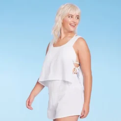 Women's Side-Tie Cover Up Cropped Tank Top - Wild Fable™ 11 Women's Side-Tie Cover Up Cropped Tank Top - Wild Fable™ -Wild Fable Store GUEST 07b4d415 f7f9 406d 9c96 8d12364d40b9