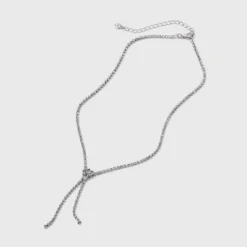 Crystal Y-Necklace - Wild Fable™ Silver 7 Crystal Y-Necklace - Wild Fable™ Silver -Wild Fable Store GUEST 08c8a675 30a0 47ac 80ec e816e8fa1c86