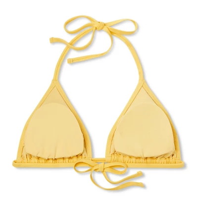 Women's Sequin Detail Triangle Bikini Top - Wild Fable™ Yellow 8 Women's Sequin Detail Triangle Bikini Top - Wild Fable™ Yellow - Image 6