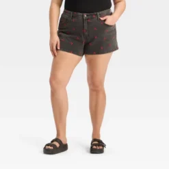 Women's EasyRigid Embroidered Mid-Rise Denim Shorts - Wild Fable™ Black 11 Women's EasyRigid Embroidered Mid-Rise Denim Shorts - Wild Fable™ Black -Wild Fable Store GUEST 0af96563 e6ea 4583 b731 9951afa08978