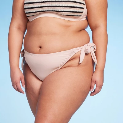 Women's Side-Tie High Leg Cheeky Bikini Bottom - Wild Fable™ 9 Women's Side-Tie High Leg Cheeky Bikini Bottom - Wild Fable™ - Image 7