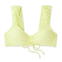Women's Tie-Front Cap Sleeve Bralette Bikini Top - Wild Fable™ Light Yellow 15 Women's Tie-Front Cap Sleeve Bralette Bikini Top - Wild Fable™ Light Yellow -Wild Fable Store GUEST 0f5b4534 d661 4b3f acaf 387f0110f725