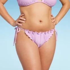 Women's Ruffle Side-Tie Adjustable Coverage Bikini Bottom - Wild Fable™ -Wild Fable Store GUEST 14edd9f2 a491 4484 be9f e6a51628348d