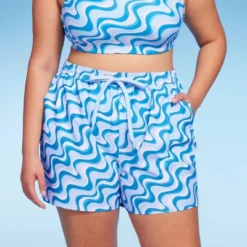 Women's 5" Board Swim Shorts - Wild Fable™ Multi Blue Swirl Print 17 Women's 5" Board Swim Shorts - Wild Fable™ Multi Blue Swirl Print -Wild Fable Store GUEST 19ccdb06 ab5f 4a58 9432 12ba71070a8c