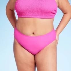 Women's Mid-Rise Full Coverage Bikini Bottom - Wild Fable™ Pink 7 Women's Mid-Rise Full Coverage Bikini Bottom - Wild Fable™ Pink -Wild Fable Store GUEST 1b90dd56 0861 4383 975b b1451a2e5d69