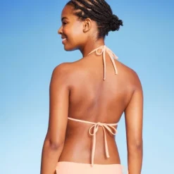 Women's Crochet Triangle Bikini Top - Wild Fable™ Peach 12 Women's Crochet Triangle Bikini Top - Wild Fable™ Peach -Wild Fable Store GUEST 1c046d07 8e14 40a9 a37a 1547d28e9288