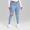 Women's Super-High Rise Distressed Skinny Jeans - Wild Fable™ Medium Wash 1 Women's Super-High Rise Distressed Skinny Jeans - Wild Fable™ Medium Wash -Wild Fable Store GUEST 1eb6fb2d 1b0d 442b ae84 8928c66b671d