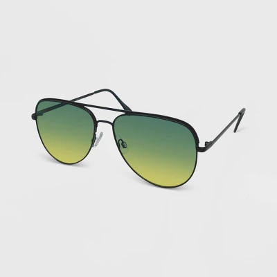 Women's Metal Aviator Sunglasses - Wild Fable™ Black 3 Women's Metal Aviator Sunglasses - Wild Fable™ Black