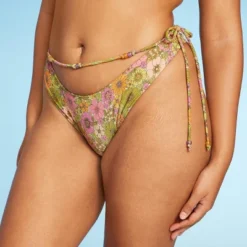 Women's Beaded Side-Tie Extra Cheeky Extra High Leg Bikini Bottom - Wild Fable™ -Wild Fable Store GUEST 23a2f654 e87b 4928 b260 c0610a6154df