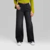 Women's Super-High Rise Wide Leg Baggy Jeans - Wild Fable™ Black Wash -Wild Fable Store GUEST 240082f1 9b4e 408a 9295 82cbe03dff8c