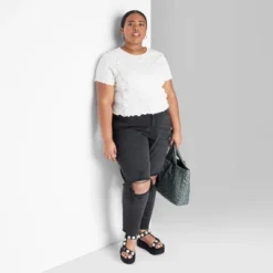 Women's Super-High Rise Curvy Tapered Jeans - Wild Fable™ Black Wash 9 Women's Super-High Rise Curvy Tapered Jeans - Wild Fable™ Black Wash -Wild Fable Store GUEST 24f96f62 0047 4c1e 8c67 0ab7ebc7c0e7