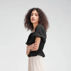 Women's Shirred Puff Sleeve Blouse - Wild Fable™ 6 Women's Shirred Puff Sleeve Blouse - Wild Fable™ -Wild Fable Store GUEST 29cffb79 b2e2 434e 86e8 3ab036567953