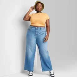 Women's Super-High Rise Wide Leg Baggy Jeans - Wild Fable™ Blue Wash -Wild Fable Store GUEST 2ef050c9 2a87 40e7 82c9 96a0b832406c