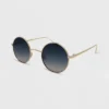 Women's Metal Round Sunglasses - Wild Fable™ Gold -Wild Fable Store GUEST 30ce7838 9b4e 42a3 8bb5 bff89dd5fd0c