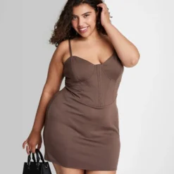 Women's Sleeveless Corset Mini Knit Bodycon Dress - Wild Fable™ -Wild Fable Store GUEST 31572e2a 941a 42c4 837f afb6926a7009