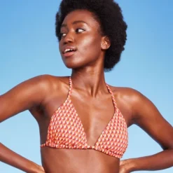 Women's Ribbed Triangle Bikini Top - Wild Fable™ Geo Print -Wild Fable Store GUEST 331dcde6 afa0 471c 802c 9862ddea0a8f