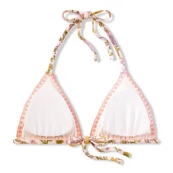 Women's Embroidered Detail Triangle Bikini Top - Wild Fable™ Multi Floral Print -Wild Fable Store GUEST 33a0764d 2fc3 4a23 b114 590db334e553