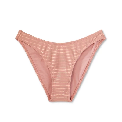 Women's High Leg Cheeky Bikini Bottom - Wild Fable™ Brown Lurex 7 Women's High Leg Cheeky Bikini Bottom - Wild Fable™ Brown Lurex - Image 5