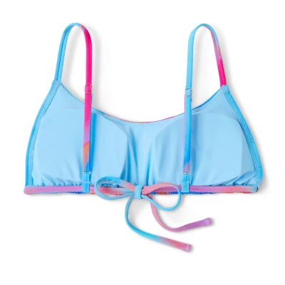 Women's Tunnel Front Bralette Bikini Top - Wild Fable™ Blue Marble Print 8 Women's Tunnel Front Bralette Bikini Top - Wild Fable™ Blue Marble Print - Image 6