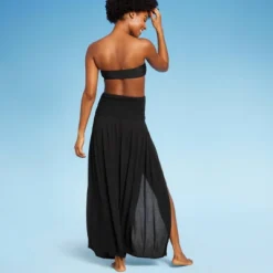 Women's Smocked High Slit Convertible Cover Up Dress - Wild Fable™ -Wild Fable Store GUEST 37a96766 2dd3 4057 98ef caf52b53bfad