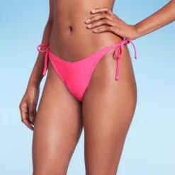 Women's Side-Tie V-Front High Leg Cheeky Bikini Bottom - Wild Fable™ -Wild Fable Store GUEST 38617097 6921 44d8 9d41 b590059d356f