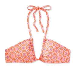 Women's U Bralette Multiway Bikini Top - Wild Fable™ Orange Tile Print -Wild Fable Store GUEST 397705cd 0f8f 4a7b 81a1 b287ebb44128