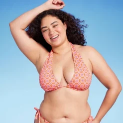 Women's U Bralette Multiway Bikini Top - Wild Fable™ Orange Tile Print -Wild Fable Store GUEST 3de00cfe c89b 4091 aa23 9e65d2d87d86