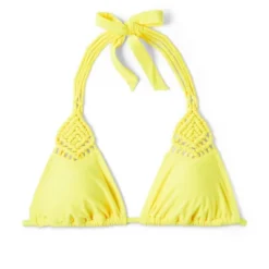 Women's Macrame Detail Triangle Bikini Top - Wild Fable™ Yellow 11 Women's Macrame Detail Triangle Bikini Top - Wild Fable™ Yellow -Wild Fable Store GUEST 3f66ecc6 88f8 432b 9261 652ca88298ae