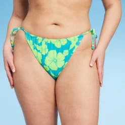 Women's Adjustable Coverage Bikini Bottom - Wild Fable™ Blue/Green Tropical Print 15 Women's Adjustable Coverage Bikini Bottom - Wild Fable™ Blue/Green Tropical Print -Wild Fable Store GUEST 41f91eb6 748e 45aa bb50 30fcfeffacf9