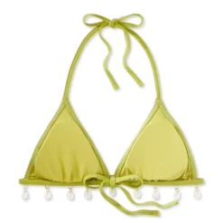Women's Shell Detail Triangle Bikini Top - Wild Fable™ Green 14 Women's Shell Detail Triangle Bikini Top - Wild Fable™ Green -Wild Fable Store GUEST 45287b5c 63be 44b4 81cd f9c5241c7057