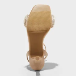 Women's Brianna Daisy Ankle Strap Heels - Wild Fable™ Beige -Wild Fable Store GUEST 458173ed 3ea9 497e 9505 891998bbb011