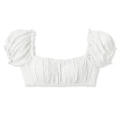 Women's Puff Sleeve Eyelette Bralette Bikini Top - Wild Fable™ White 14 Women's Puff Sleeve Eyelette Bralette Bikini Top - Wild Fable™ White -Wild Fable Store GUEST 46d98b8d 1e4c 4bf8 9eff 12f1aae4ccd3