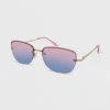 Women's Rhinestone Rimless Rectangle Sunglasses - Wild Fable™ Gold -Wild Fable Store GUEST 478972dc bab8 4666 a29f 036ab038ba0b