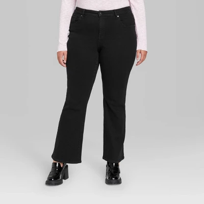 Women's Low-Rise Flare Jeans - Wild Fable™ Black Clean 3 Women's Low-Rise Flare Jeans - Wild Fable™ Black Clean