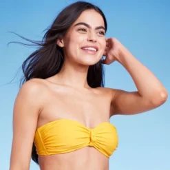 Women's Knot-Front Bandeau Bikini Top - Wild Fable™ Yellow 10 Women's Knot-Front Bandeau Bikini Top - Wild Fable™ Yellow -Wild Fable Store GUEST 4ae6918b 5b5b 45e3 a9e9 860228d6d319