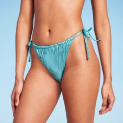 Women's Foil Strappy Extra High Leg Super Cheeky Bikini Bottom - Wild Fable™ Teal Blue 19 Women's Foil Strappy Extra High Leg Super Cheeky Bikini Bottom - Wild Fable™ Teal Blue -Wild Fable Store GUEST 4b668b4e d9d7 44b6 b666 428ced852e4a