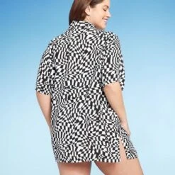 Women's Button-Up Cover Up Short Sleeve Shirtdress - Wild Fable™ -Wild Fable Store GUEST 4cc4c59a 8d14 4f28 a357 71b49cf3f204