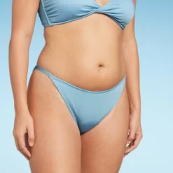 Women's Low-Rise Cheeky High Leg Bikini Bottom - Wild Fable™ Blue Lurex 9 Women's Low-Rise Cheeky High Leg Bikini Bottom - Wild Fable™ Blue Lurex -Wild Fable Store GUEST 4ce2f7b0 be16 4e80 8b94 391e641fc5ef