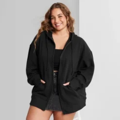 Women's Oversized Zip-Up Hoodie - Wild Fable™ -Wild Fable Store GUEST 5052e061 9178 4d72 9508 ef008c52394f