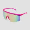 Women's Crystal Plastic Shield Sunglasses - Wild Fable™ Pink
