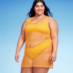 Women's Tassle Trim Crochet Cover Up Dress - Wild Fable™ -Wild Fable Store GUEST 54008f77 e85e 4b70 a9f9 e2f47d4cc671