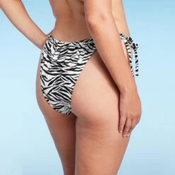 Women's Ultra High Leg Adjustable Coverage Bikini Bottom - Wild Fable™ Black/White Zebra Print -Wild Fable Store GUEST 55475be5 b589 490a 8910 4988187b2451