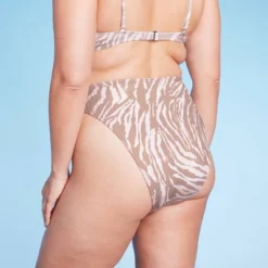 Women's Ribbed High Leg Cheeky High Waist Bikini Bottom - Wild Fable™ -Wild Fable Store GUEST 5674b79e 1bb4 4304 a7b1 59296a119f51