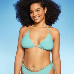 Women's Beaded Strap Triangle Bikini Top - Wild Fable™ -Wild Fable Store GUEST 56af6eaf 120f 4f04 aa91 960f10cdf95a