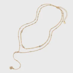 Star Charm Multi-Strand Necklace - Wild Fable™ Gold -Wild Fable Store GUEST 5c896b48 5894 48e8 8fe3 59e8703966e0