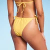 Women's Side-Tie Ultra High Leg Adjustable Coverage Bikini Bottom - Wild Fable™ Yellow 1 Women's Side-Tie Ultra High Leg Adjustable Coverage Bikini Bottom - Wild Fable™ Yellow -Wild Fable Store GUEST 5dc8fcf8 4f9d 4b8c 9292 36714c584db7