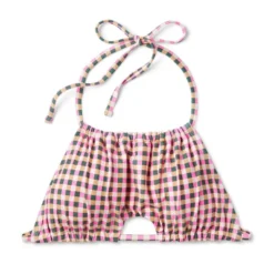Women's Cut Out High Neck Bikini Top - Wild Fable™ Multi Check Print -Wild Fable Store GUEST 6168fd59 adec 428b 9a69 105807d182e6