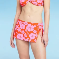 Women's Cinch Side Skirt Cover Up - Wild Fable™ Orange/Pink Tropical Print 12 Women's Cinch Side Skirt Cover Up - Wild Fable™ Orange/Pink Tropical Print -Wild Fable Store GUEST 61a722e9 5af5 4e19 88ba b77659b3be4e