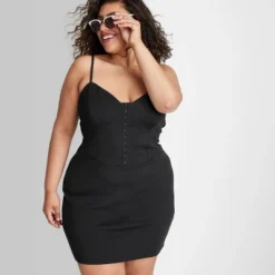 Women's Sleeveless Corset Mini Knit Bodycon Dress - Wild Fable™ -Wild Fable Store GUEST 66231bd3 a314 406b 935b 2c0abba71625